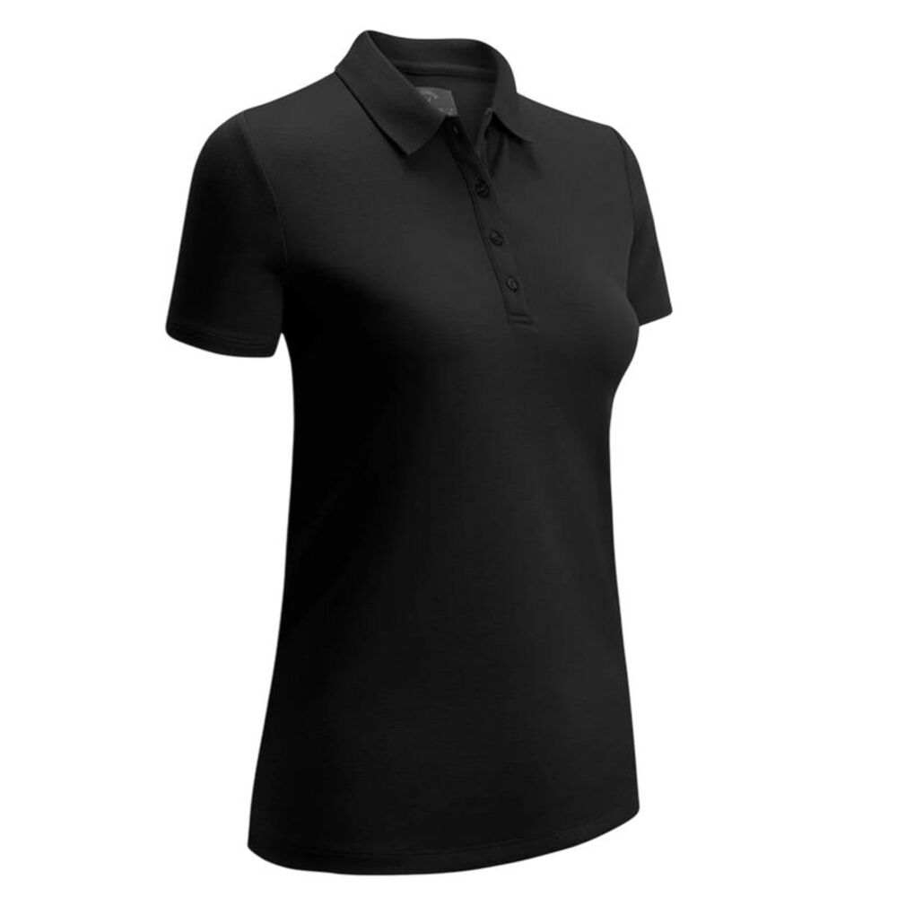 Callaway Womens/Ladies Polyester Short-Sleeved Polo Shirt / Caviar